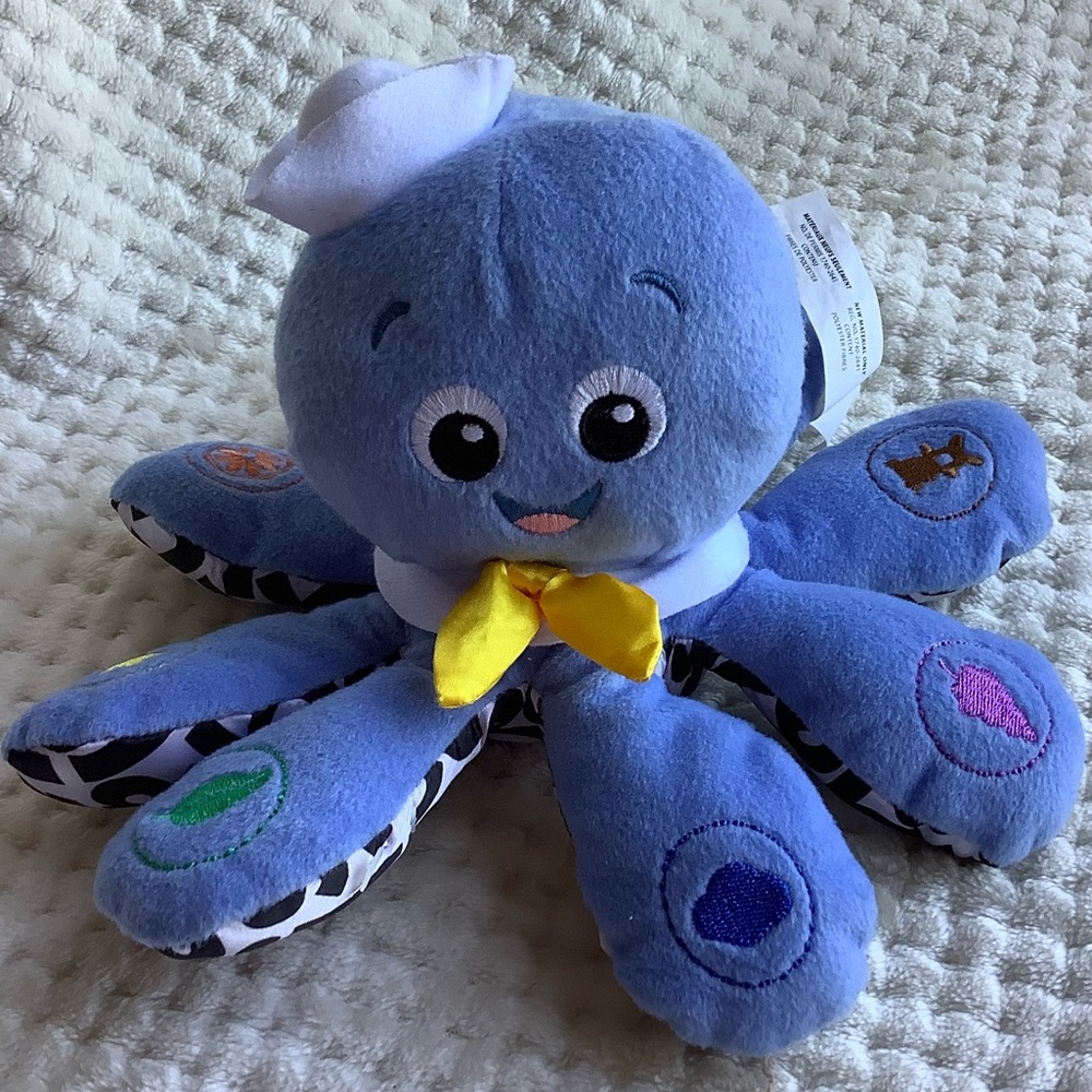 Baby Einstein Talking Learning Plush Octopus Interactive 3 Languages Musical Toy